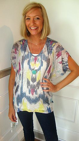 Missoni Splash Vneck Tee