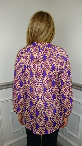 KARLIE Southwestern Breeze Tunic