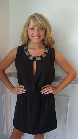 Onyx Beaded Dress