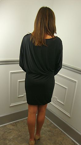 Head Turner Dress, Black