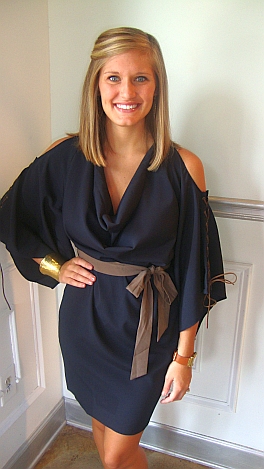 Karlie Braid Sleeve Dress