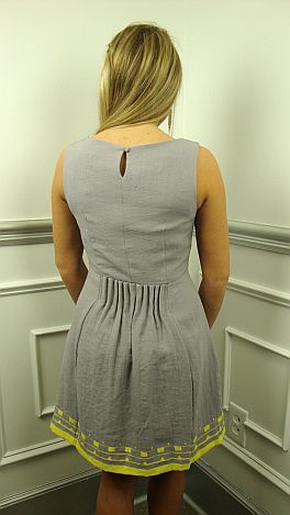 Pick Pocket Dress, Gray