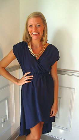Crossfront Drip Drop Dress