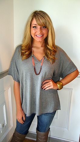 First Class Gray Sweater