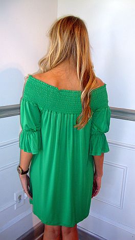 Above And Beyond Dress Green