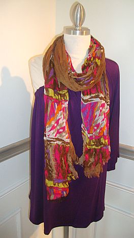 2 Faced Scarf, pink