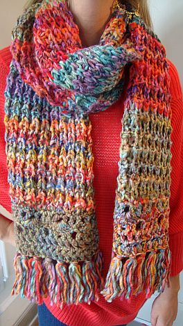 Double Rainbow Scarf