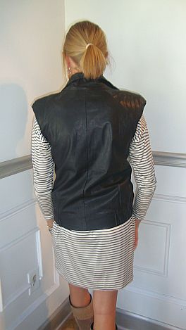 Zoe Leather Vest