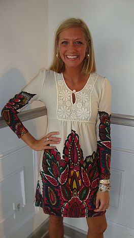 Fall Into Floral Dress