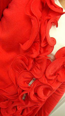 Louie Louie Cardigan, Red