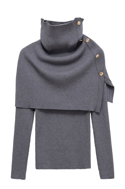 Anna Convertible Shawl Top, Grey - af02a29e-349b-4d62-a385-a7c7868df411.jpg