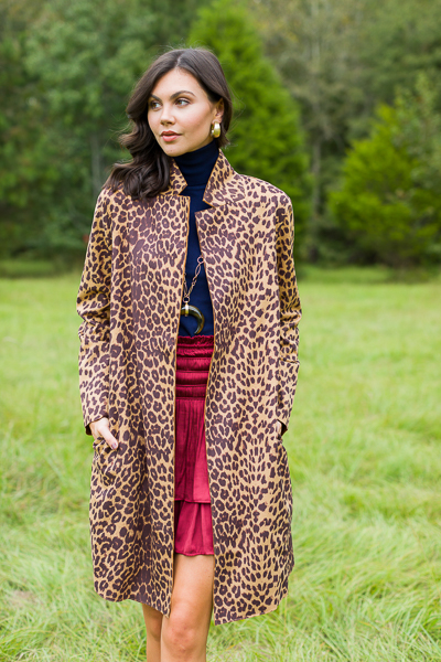Leopard Long Coat