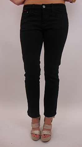 Black Harvest Denim Crop
