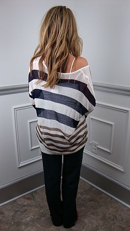 The Sally Sweater, Navy