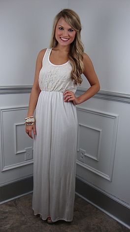 Speed Demon Lace Maxi, Ivory