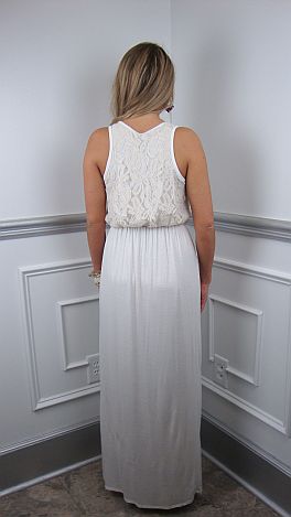 Speed Demon Lace Maxi, Ivory