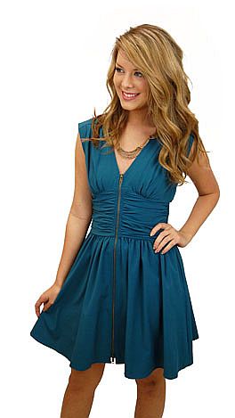Cumberland Dress, Teal