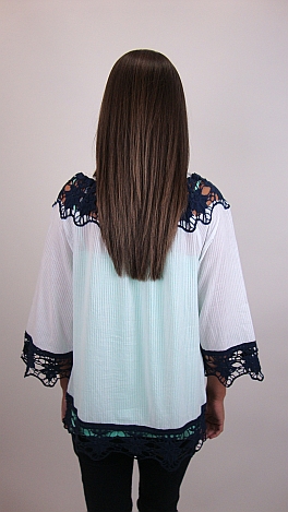 Dolly's Lace Top, White