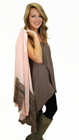 Awesome Layering Tank, Taupe