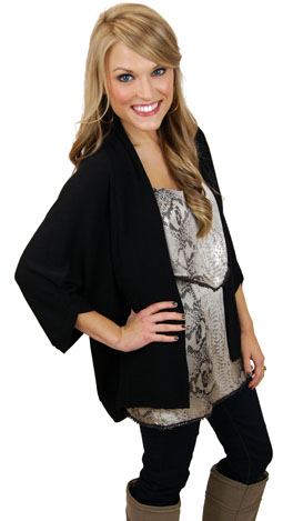 Juanita Cardigan, Black