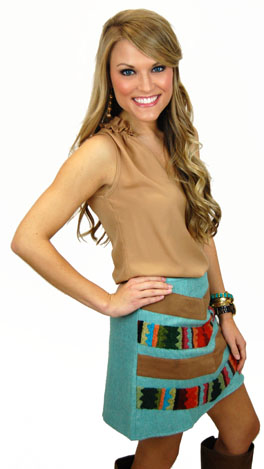 Judith March Tweedy Bird Skirt