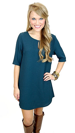 Less Is More Dress, Green