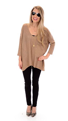 Coal Miner Sweater, Camel