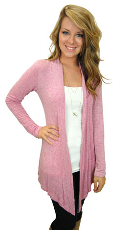 Necessity Cardigan, Strawberry