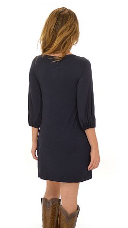 Basic Boatneck Tunic, Navy