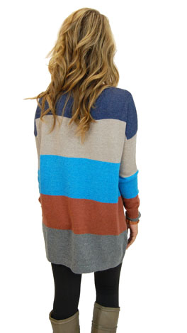 Cinnamon Spice It Up Sweater, Blue