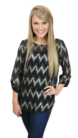 Supernova Blouse, Black