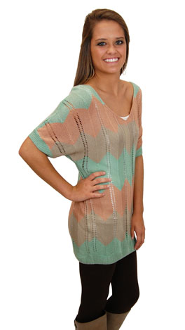 Carrie Sweater, Mint