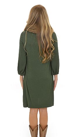 Basic Boatneck Tunic, Olive