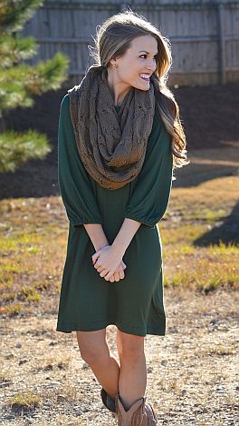 Basic Boatneck Tunic, Olive