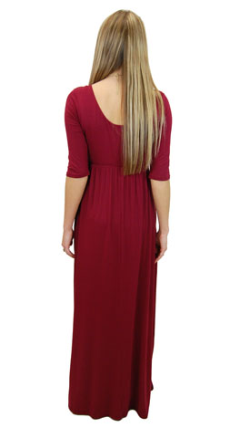 Marianna Maxi, Burgundy