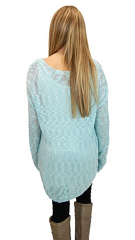 Ice Blue Sweater