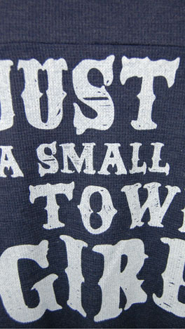 Judith March Small Town Girl Tee, Navy Thermal