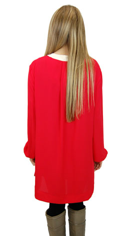 Class Act Tunic, Red