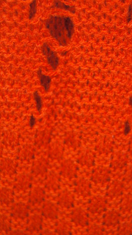 NY Sweater Scarf, Orange