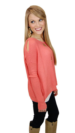 Dusty Coral Sweater