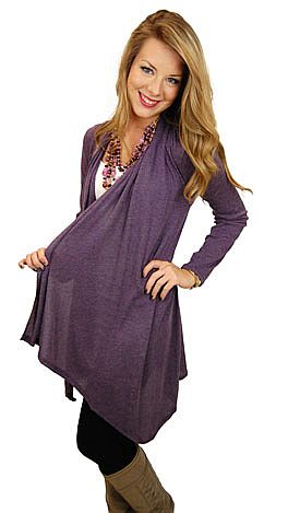 Multi Task Cardigan, Lavendar