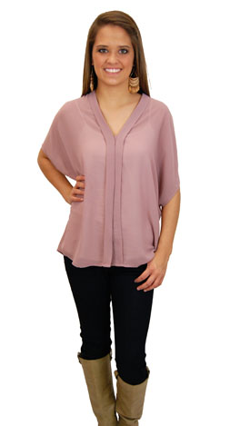 Classic Blouse, Mauve