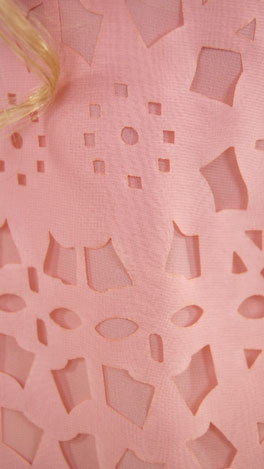 Lace of the Future Top, Blush