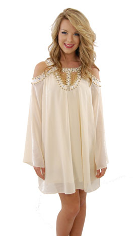 Greek Goddess Dress, Ivory