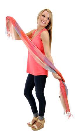 Loose Tank, Neon Orange