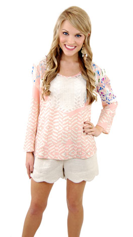 Blush & Bashful Top