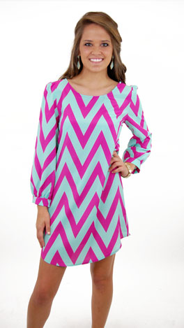 Night Strikes Frock, Pink