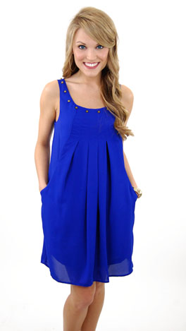 Pleats & Pockets Dress