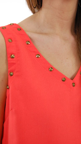 On Point Tank, Orange