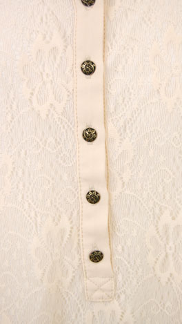 No Lace Like Home Frock, Cream